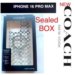 iPhone 16 PRO 📦 COACH iPhone 16 Pro Max - Coach Brown